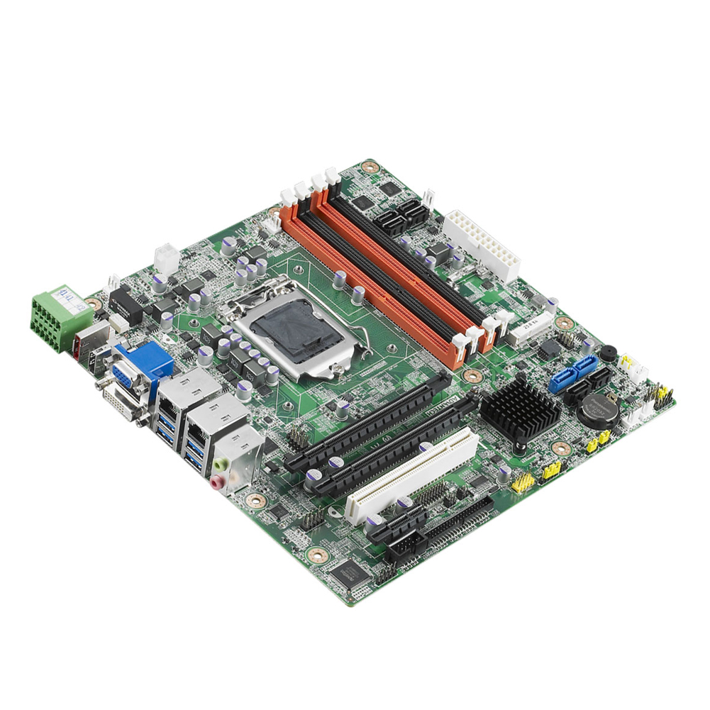 Intel<sup>®</sup> Xeon<sup>®</sup> E3/ Core™ i7/i5/i3 MicroATX with CRT/DVI/HDMI, 6 COM, 2GbE, SATAIII